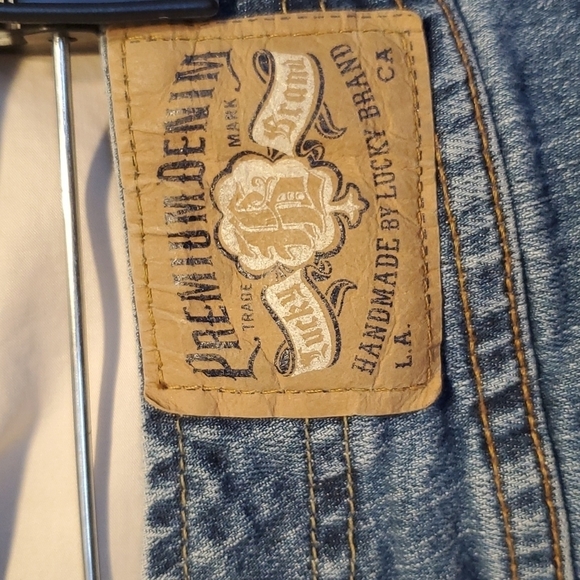 Lucky Brand Dungarees Wonder Jeans SZ 14 - Picture 7 of 8